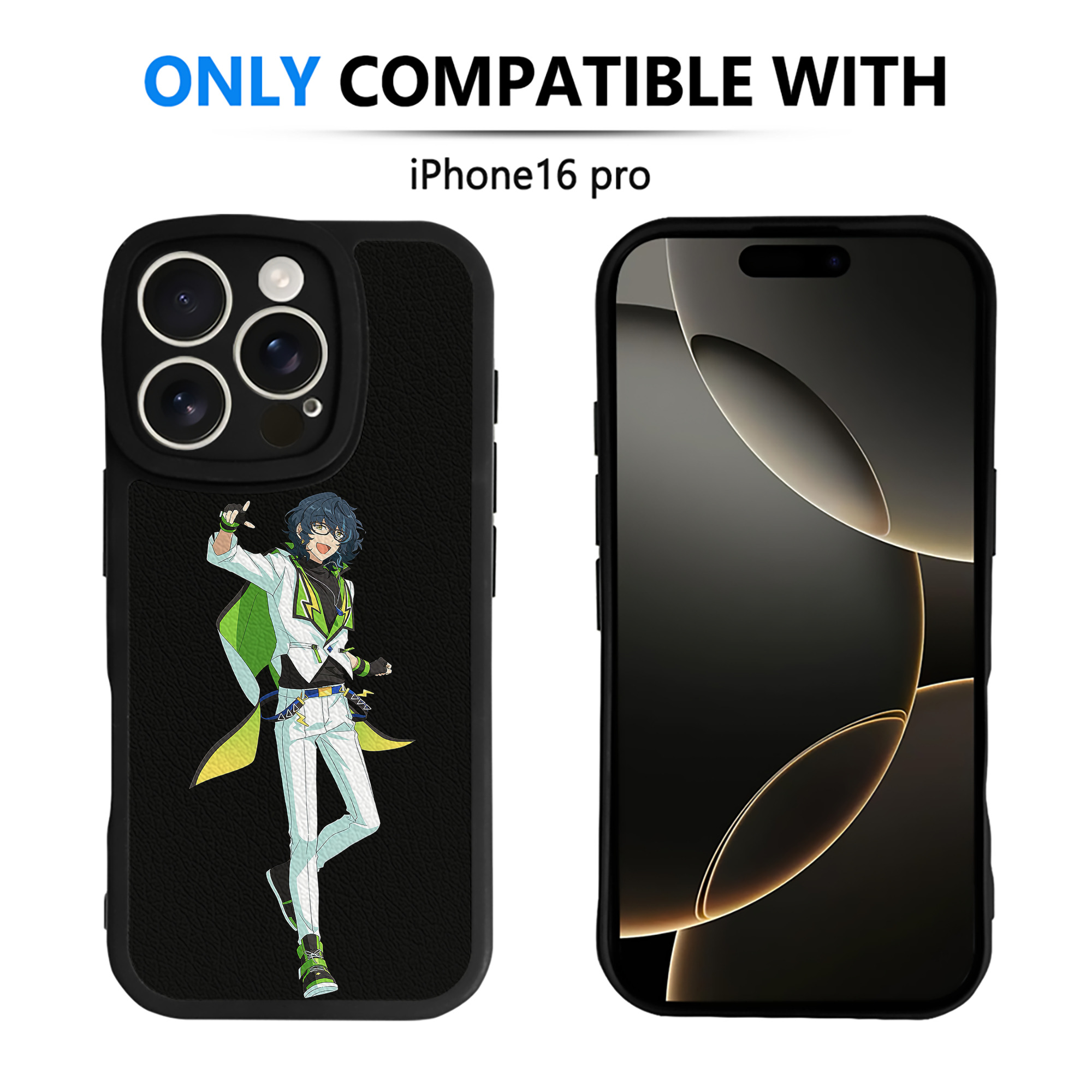 （画像用） あんさんぶるスターズ! Ensemble Stars 【iPhone 16シリーズ対応】シリコンスマホケース（レザー調） 材質：シリコン